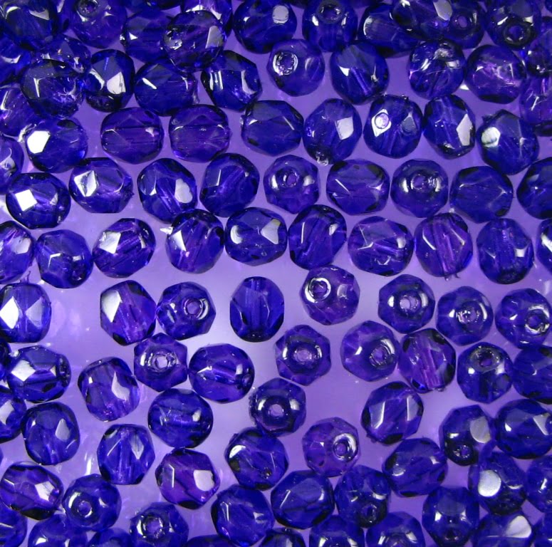 4mm Czech Fire Polish β 00030/45438 Neon Purple x 100
