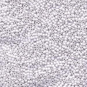 11/0 – Miyuki Delica - 5g Bag – Matte Light Grey – DB357