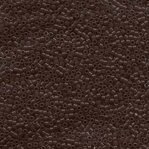 11/0 – Miyuki Delica  – 5g Bag - Opaque Chocolate Brown – DB734