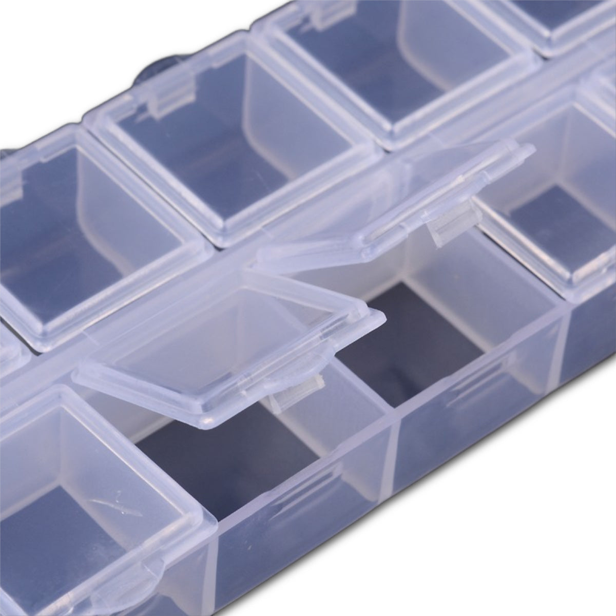 10 Compartment Bead Storage Box β Secure & Organized
