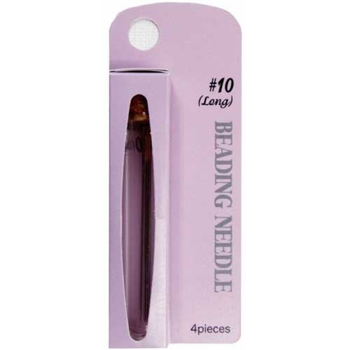 Tulip Beading Needles – Number 10 – Long  – 4 Pack