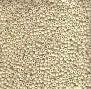 11/0 Miyuki Seed Beads - 25g Bag – Matte Opaque Cream - Colour 2021