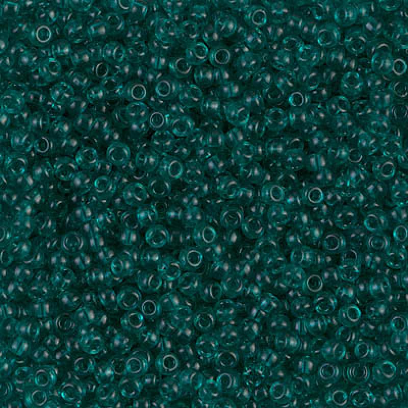 11/0 Miyuki Seed Beads - 25g Bag – Transparent Teal - Colour 2405