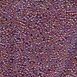 11/0 Miyuki Seed Beads - 25g Bag – Matte Transparent Lt Brown AB – Colour 134FR