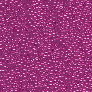 11/0 Miyuki Seed Beads - 25g Bag – Dyed Opaque Pink - Colour 1385