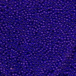 11/0 Miyuki Seed Beads - 25g Bag – Matte Transparent Cobalt - Colour 151F