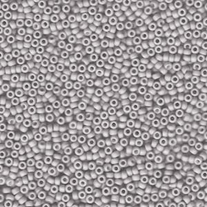 11/0 Miyuki Seed Beads - 25g Bag – Fancy Frosted Palest Grey - Colour 2026