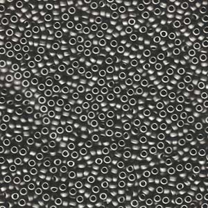 11/0 Miyuki Seed Beads - 25g Bag – Matte Metallic Silver - Colour 2091