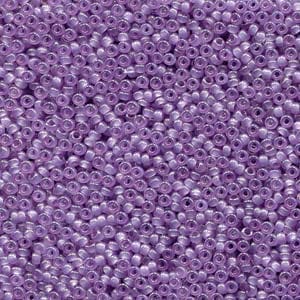 15/0 Miyuki Seed Beads - 5g Bag – Lavender - Colour 2377
