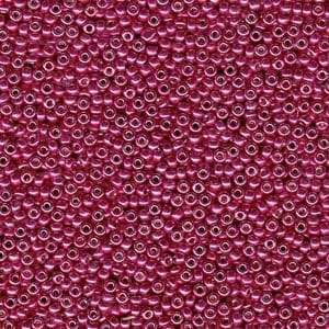 15/0 Miyuki Seed Beads - 5g Bag – Galvanized Light Cranberry - Colour 4211