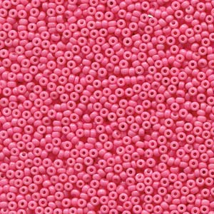 11/0 Miyuki Seed Beads 25g Bag – Duracoat Opaque Dyed Party Pink - Colour 4467