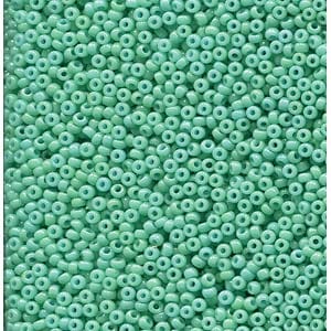 15/0 Miyuki Seed Beads - 5g Bag – Duracoat Opaque Dyed Turquoise - Colour 4475
