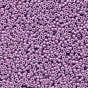 11/0 Miyuki Seed Beads - 25g Bag – Duracoat Opaque Dyed Purple - Colour 4489