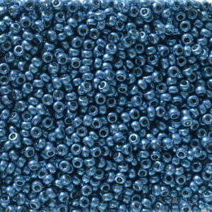 11/0 Miyuki Seed Beads - 25g Bag – Duracoat Galvanised Deep Aqua Blue - Colour 5116