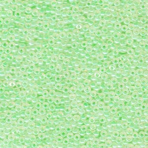 11/0 Miyuki Seed Beads 25g Bag – Mint Green Ceylon - Colour 520