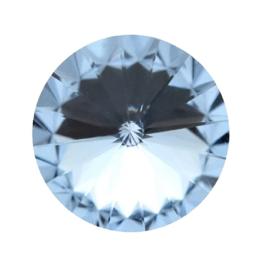 Aurora Rivoli 12mm Chaton - Light Sapphire