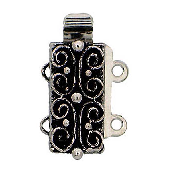 Claspgarten 2 Row Scroll Pattern Clasp 13495-02-25-00-000