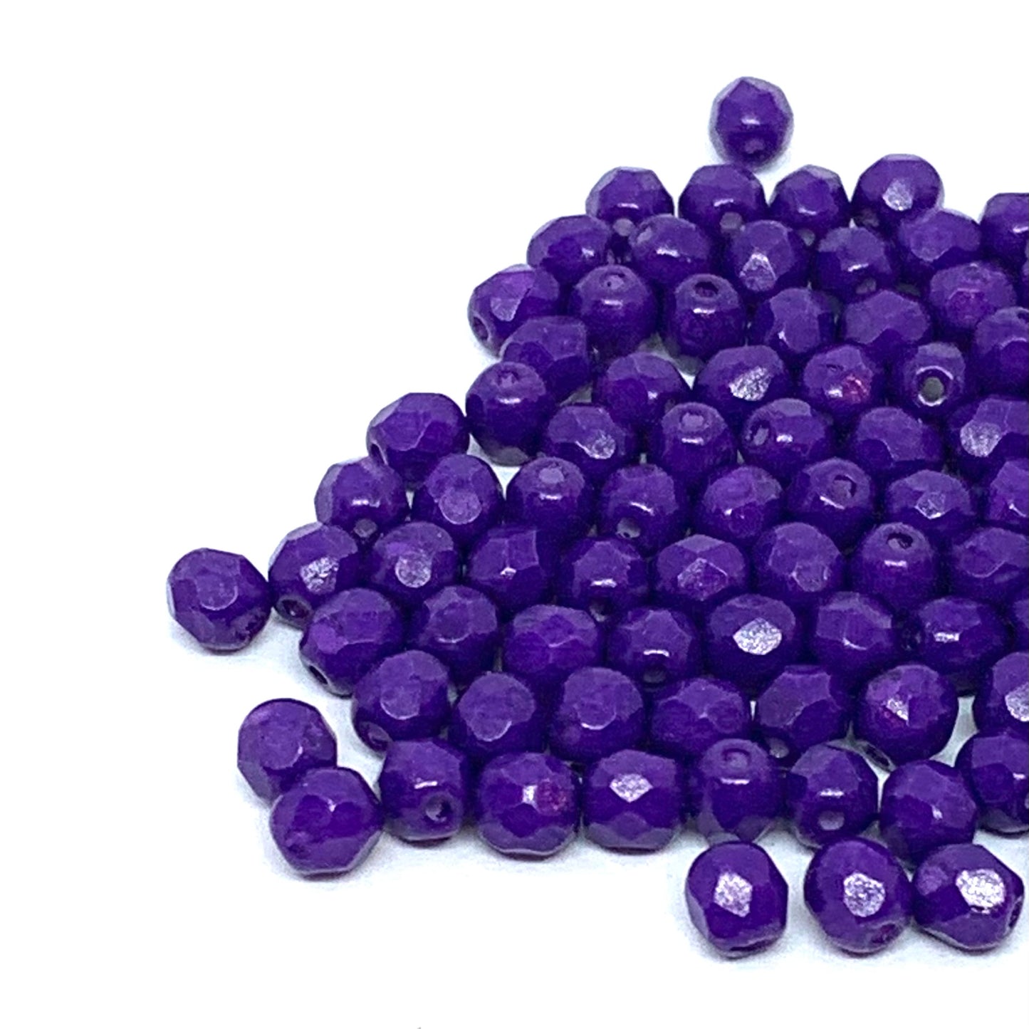 4mm Czech Fire-Polish – 02010-34273 Intensive Grape x 100