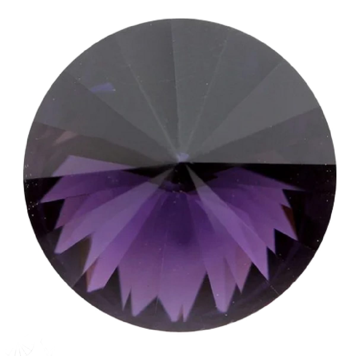 Aurora Rivoli 14mm Chaton - Amethyst