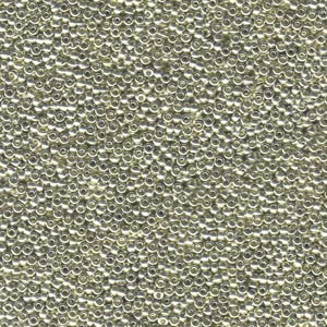 15/0 Miyuki Seed Beads - 5g Bag – Duracoat Galvanised Silver – Colour 4201