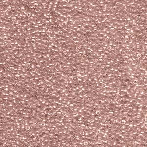 15/0 Miyuki Seed Beads - 5g Bag – Sparkle Rose Lined Crystal – Colour 1524