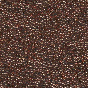 15/0 Miyuki Seed Beads - 5g Bag – Topaz Gold Luster  - Colour 1882