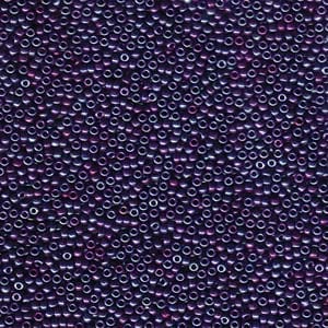 15/0 Miyuki Seed Beads - 5g Bag – Metallic Midnight Purple  - Colour 1899