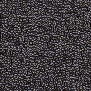 15/0 Miyuki Seed Beads - 5g Bag – Matte Metallic Silver Gray  - Colour 2002