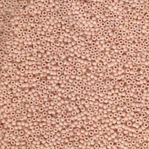 15/0 Miyuki Seed Beads - 5g Bag – Matte Opaque Blush  - Colour 2023