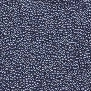 15/0 Miyuki Seed Beads 5g Bag – Matte Metallic Cobalt Blue  - Colour 2075
