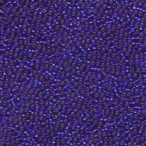 15/0 Miyuki Seed Beads - 5g Bag – Silver Lined Cobalt - Colour 20