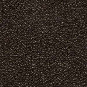 15/0 Miyuki Seed Beads - 5g Bag – Opaque Chocolate - Colour 409