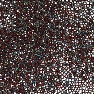 15/0 Miyuki Seed Beads - 5g Bag – Picasso Opaque Red – Colour 4513