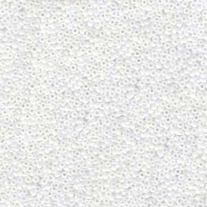 15/0 Miyuki Seed Beads - 5g Bag – White Pearl - Colour 471