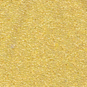 15/0 Miyuki Seed Beads - 5g Bag – Lined Daffodil Ceylon - Colour 516