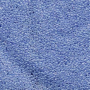 15/0 Miyuki Seed Beads - 5g Bag – Sky Blue Ceylon - Colour 524
