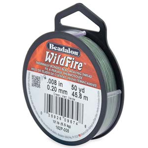 Wildfire 0.15mm Diameter - 50 Yard Spool - Green