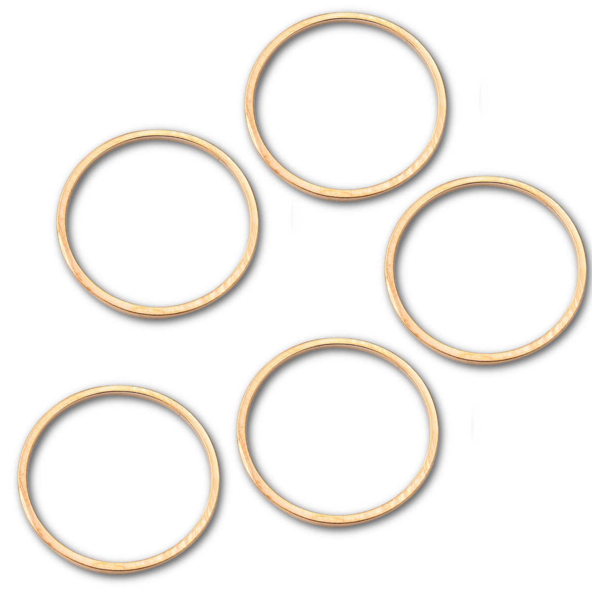 Gold Plated Brass β 20mm Ring