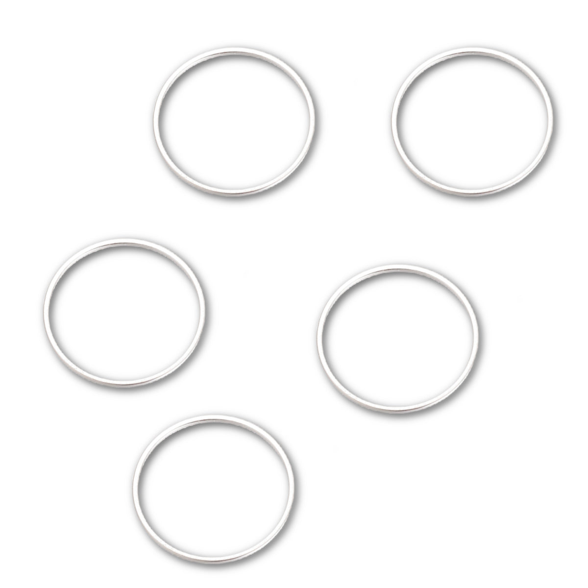 Silver Plated Brass β 20mm Ring