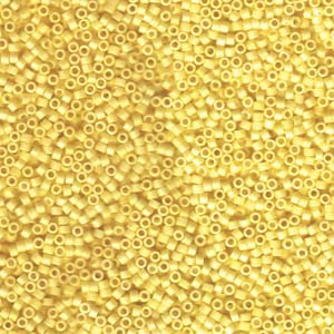 11/0 – Miyuki Delica - 5g Bag – Matte Opaque Canary AB – DB1592
