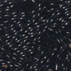 Long 2x12mm Twisted Miyuki Bugle Beads – Black – 250g Wholesale Bag
