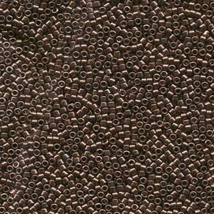 11/0 – Miyuki Delica - 5g Bag – Nickel Plated Dyed Rose Gold – DB460