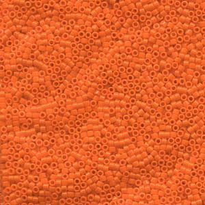11/0 – Miyuki Delica - 5g Bag – Opaque Orange – DB722