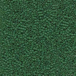 11/0 – Miyuki Delica - 5g Bag – Dyed Opaque Jade Green – DB656