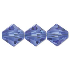 4mm Preciosa Bicones - Sapphire - Pack of 30