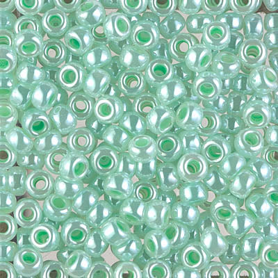6/0 Miyuki Seed Beads - 25g Bag – Ceylon Mint Green - Colour 520