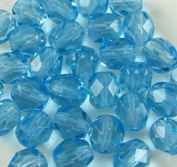 3mm Czech Fire Polish – 60010 – Aquamarine x 100