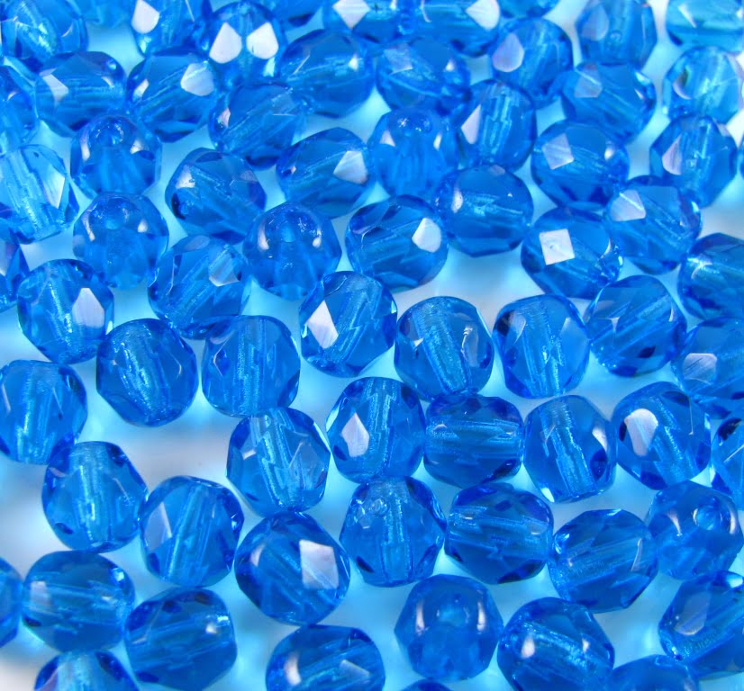 6mm Czech Fire Polish – 60030 – Dark Aqua x 100