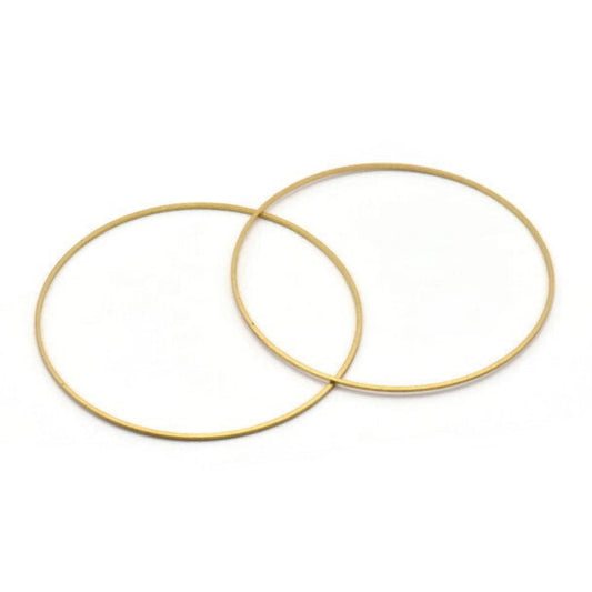 Antique Brass - Gold Coloured – 60mm Ring