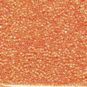 11/0 – Miyuki Delica - 5g Bag – Opaque Mandarin AB – DB1573